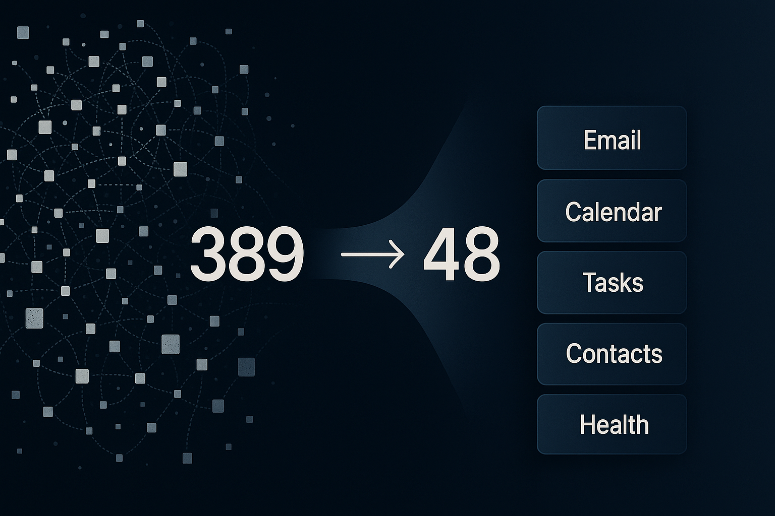From 389 Tools to 48: How I Fixed My AI Assistant's Tool Calling Problem
